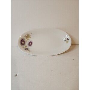 VERY RARE Vtg Pretty 9" Floral Pattern Platter Kronester Bavaria West Germany